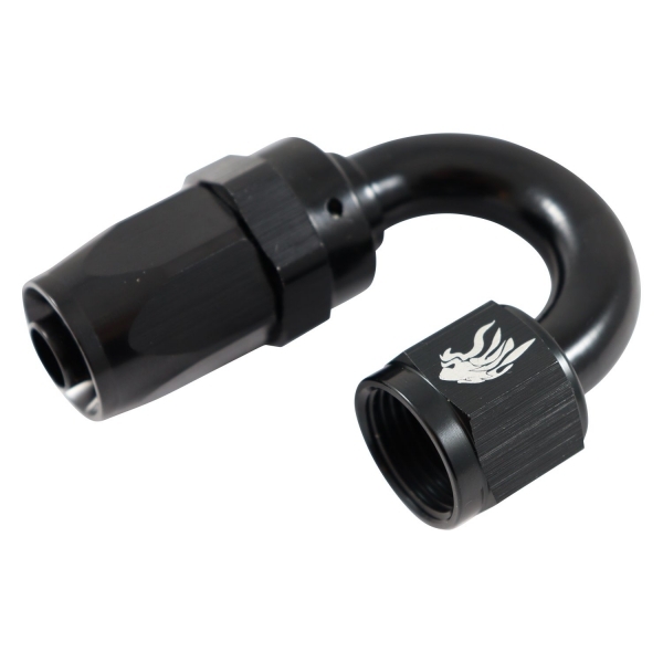 Conexão 8AN / AN8 Curva 180° Aeroquip All Black - Cód.7160