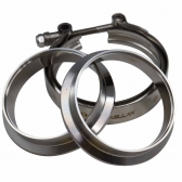 Kit Abraçadeira V-Band com Flanges Inox 4\\\\\\\