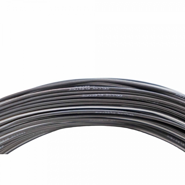 100m Cabo Flex. Automotivo 0.50mm Preto e Branco - Cód.12545