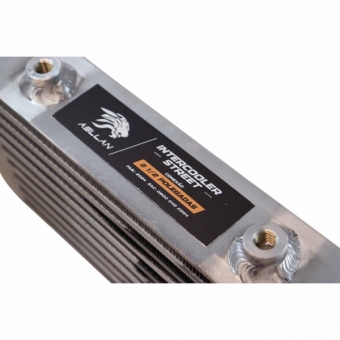 Intercooler Asllan Grey (Cinza) High Flow Street 2 1/2\" - Cód.8325 