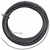 100m Cabo Flex. Automotivo 0.50mm Preto e Branco - Cód.12545