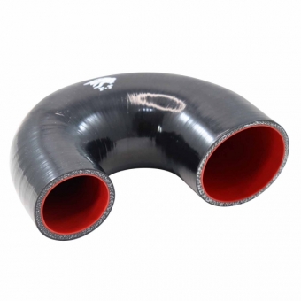 Mangueira Silicone Preto Pressurização U 3\\\\\\\" x 2\\\\\\\" - Cód.1424