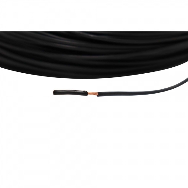 100m Cabo Flex. Automotivo 1.00mm Preto e Branco - Cód.13333