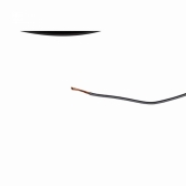 100m Cabo Flex. Automotivo 0.50mm Preto e Branco - Cód.12545