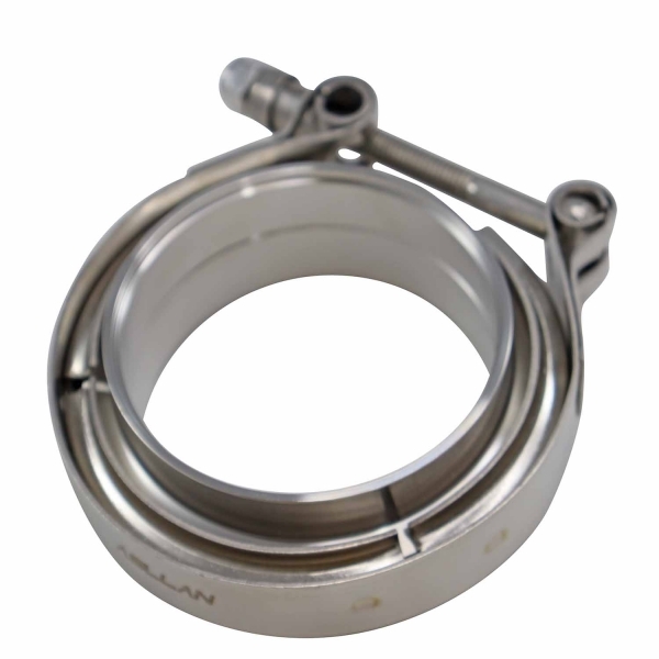 Kit Abraçadeira V-Band com Flanges Inox 3\